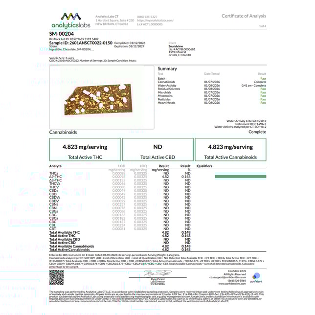 SoundView - Toasted S'mores (H) Milk Chocolate (4.93mg 20pk) C0080000079 *NP - Image 3