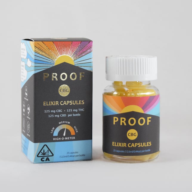 CBG Elixir Capsules [25pk] (125mg CBG/125mg CBD/125mg THC) - Image 2