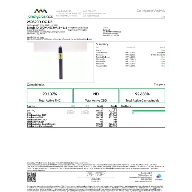 Select - Orange Kookyz (S) Elite All In One (0.3g) C0030001050 - Image 3