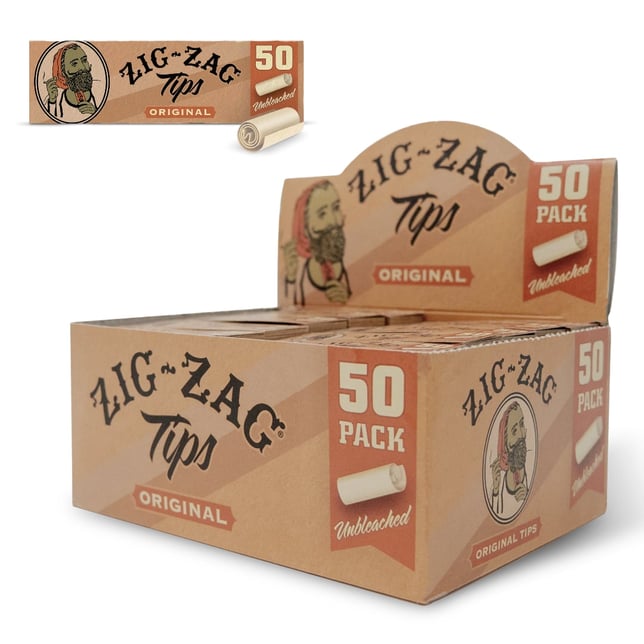 Original Unbleached Rolling Tips [50ct] - Image 3