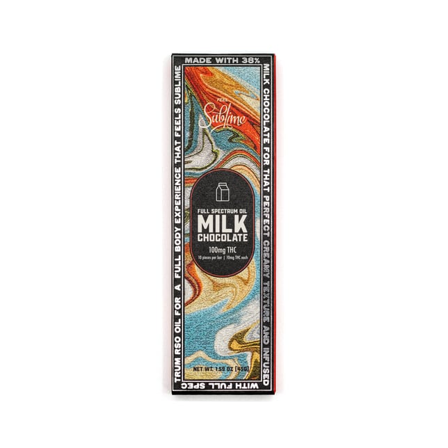 RSO Milk Chocolate Bar (100mg) - Image 1 RSO Milk Chocolate Bar (100mg) - Image 1