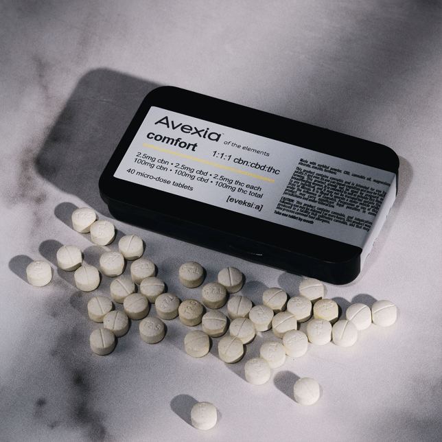 Avexia - Comfort Tablets (2.39mg THC 2.5mg CBD 2.4mg CBN 40pk) C0020026452 - Image 2