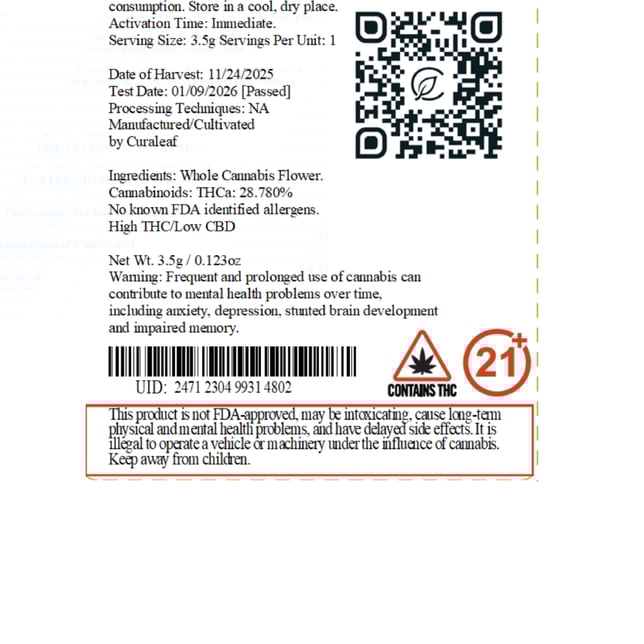 Grassroots - White Caps (I) Flower C0030001383 - Image 6 Grassroots - White Caps (I) Flower C0030001383 - Image 6