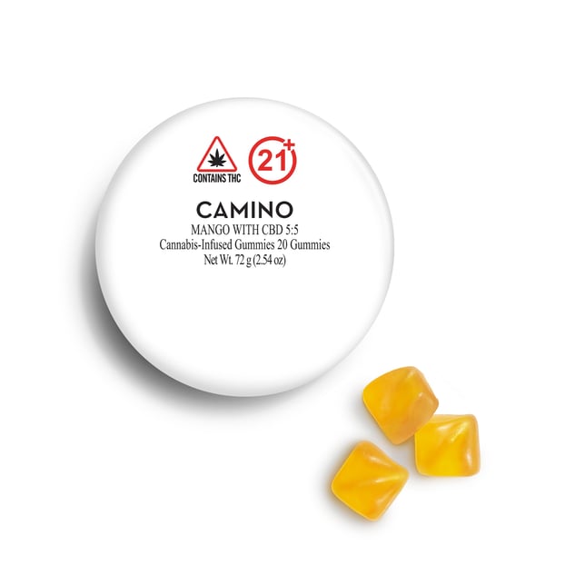 Camino - Mango (H) Gummies (4.73mg THC 4.8mg CBD 20pk) C0060000227 - Image 2