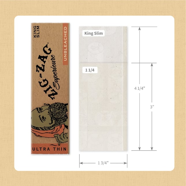 Unbleached Ultra Thin Rolling Papers - 1 1/4 - Image 5 Unbleached Ultra Thin Rolling Papers - 1 1/4 - Image 5