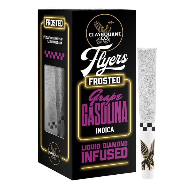 Grape Gasolina (2.5g) - Diamond Frosted Flyers Pre-Rolls - Image 1 Grape Gasolina (2.5g) - Diamond Frosted Flyers Pre-Rolls - Image 1