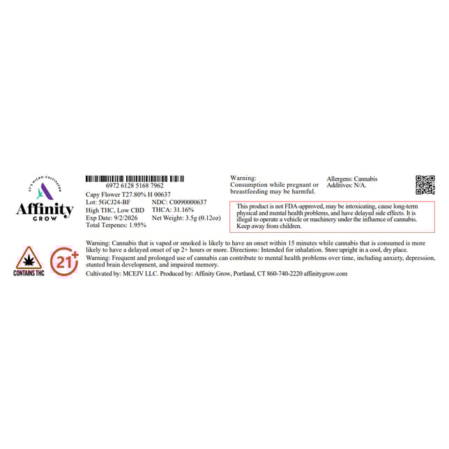 Affinity Grow - Capy (H) Flower  C0090000637 - Image 3