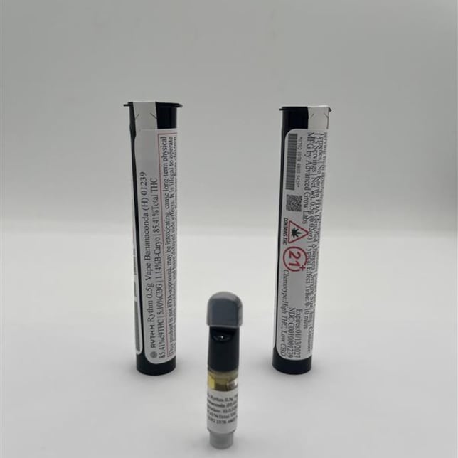 Rythm  Bananaconda (H) Vape Cartridge  C0010001239 - Image 2