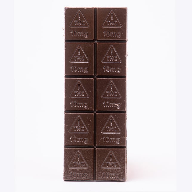 Espresso Bean Dark Chocolate Bar (100mg) - Image 2