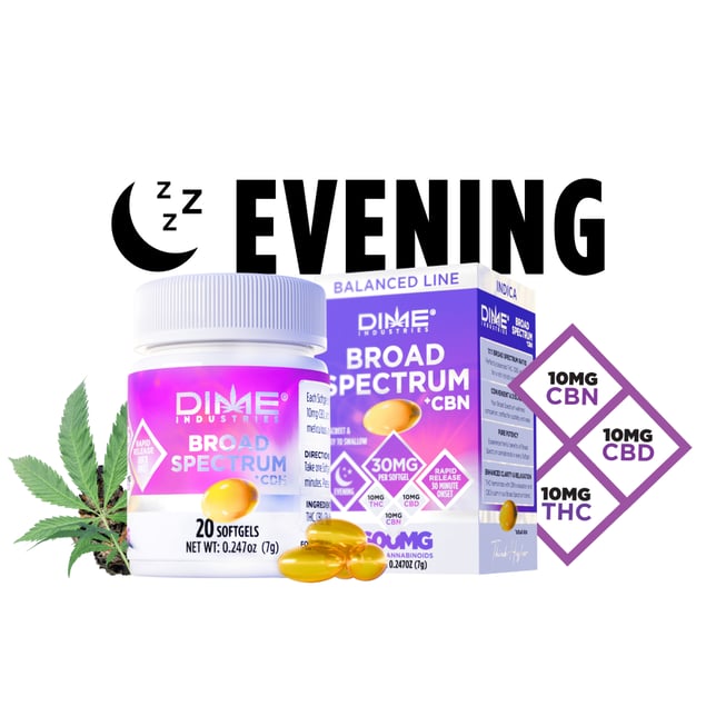 Balanced Line "Evening" CBN Softgels - Image 3 Balanced Line "Evening" CBN Softgels - Image 3