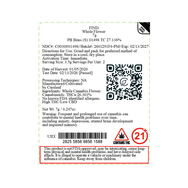 Find - PB Bites (S) Flower  C0030001498 - Image 2