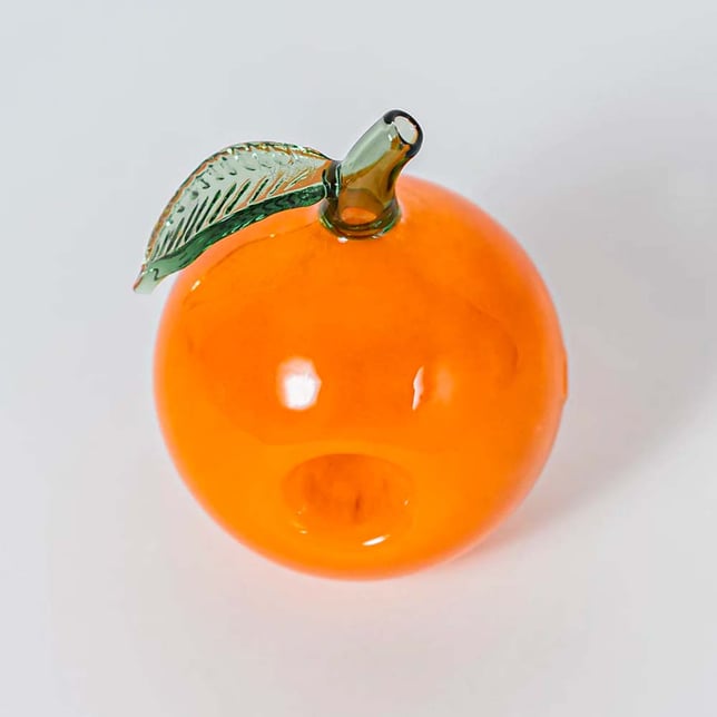 Glass Orange Pipe - Image 2