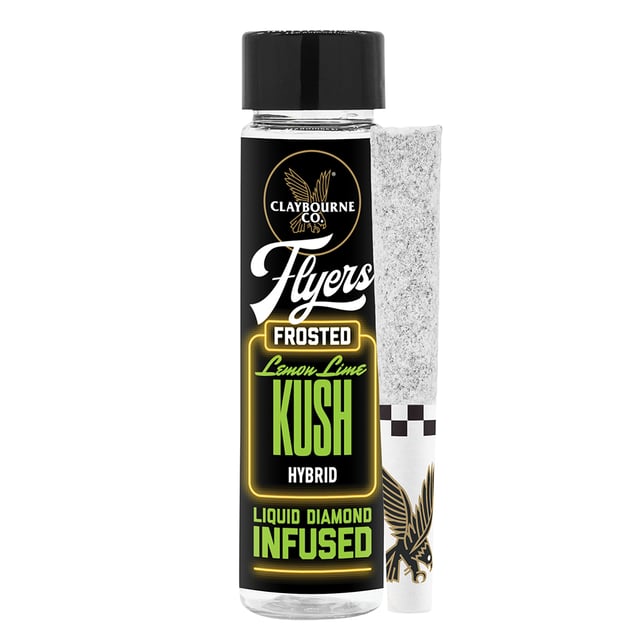 Lemon Lime Kush (1g) - Diamond Frosted Flyers Pre-Rolls - Image 1 Lemon Lime Kush (1g) - Diamond Frosted Flyers Pre-Rolls - Image 1