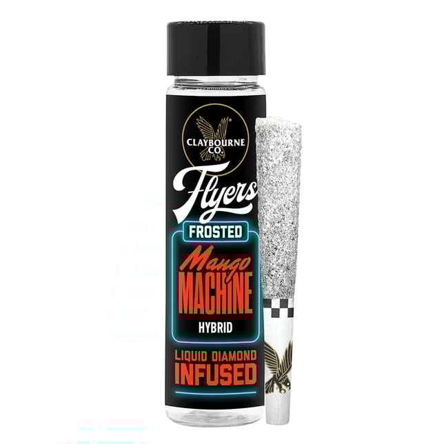 Mango Machine (1g) - Diamond Frosted Flyers Pre-Rolls - Image 1