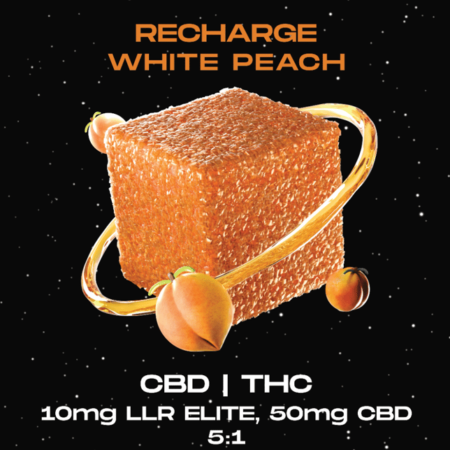 5:1 White Peach [10pk] (500mg CBD/100mg THC) - Image 2