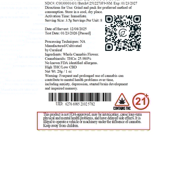 Grassroots - Nuclear Mfns (H) Flower  C0030001431 - Image 5