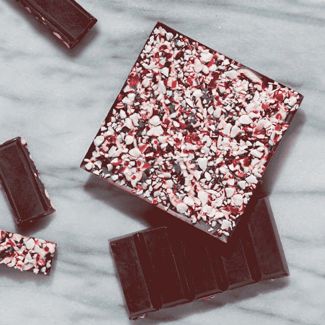Dark Chocolate Peppermint Bark [10pk] (100mg THC) - Image 3