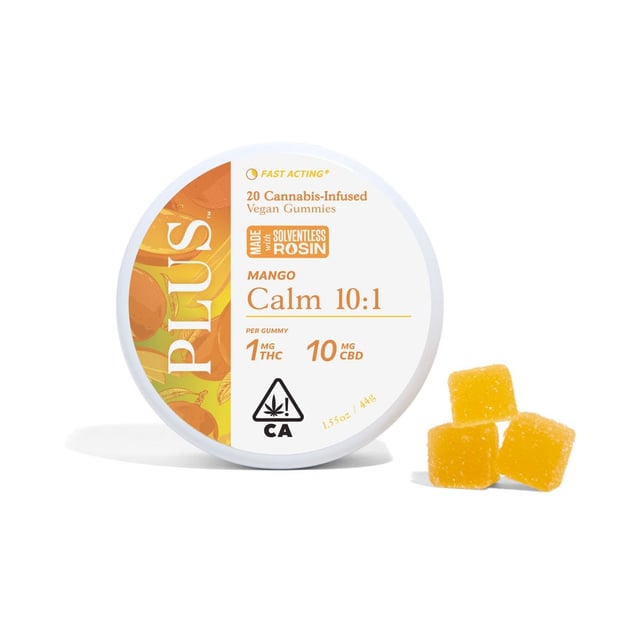 Mango Calm 10:1 Gummies [Solventless Rosin 20pk] - Image 2