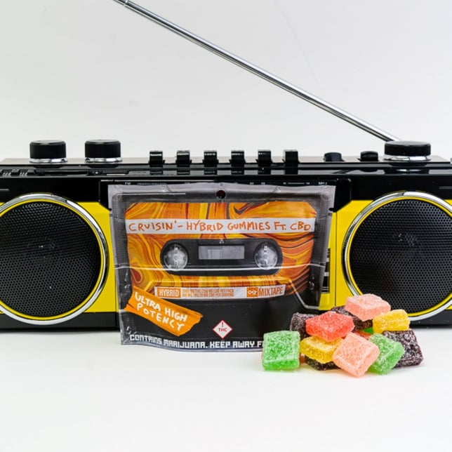og Mixtape 10:1 Cruisin' - Hybrid Gummies [20pk] (2000mg THC/200mg CBD) - Image 3