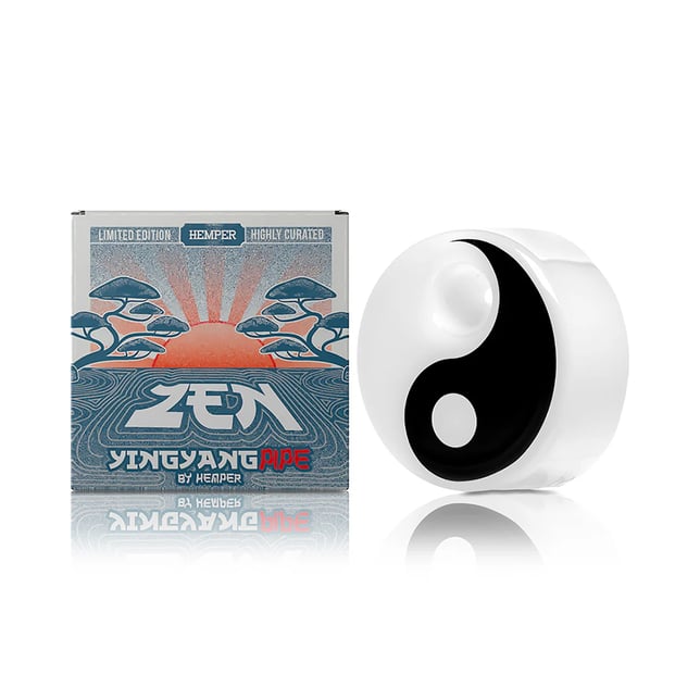 Yin Yang Hand Pipe - Image 1 Yin Yang Hand Pipe - Image 1