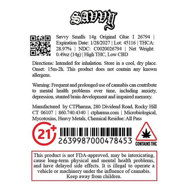 Savvy - Original Glue (I) Smalls C0020026794 - Image 2 Savvy - Original Glue (I) Smalls C0020026794 - Image 2