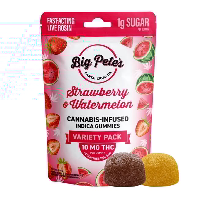 Strawberry & Watermelon - Indica [10pk] (100mg) - Image 1