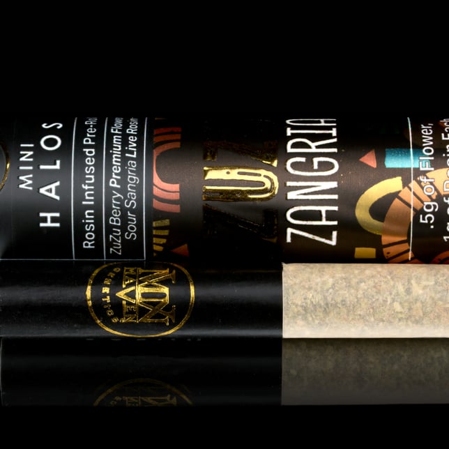 Zuzu Zangria Mini Halos Rosin Infused Pre-Roll Single [.6g] - Image 4