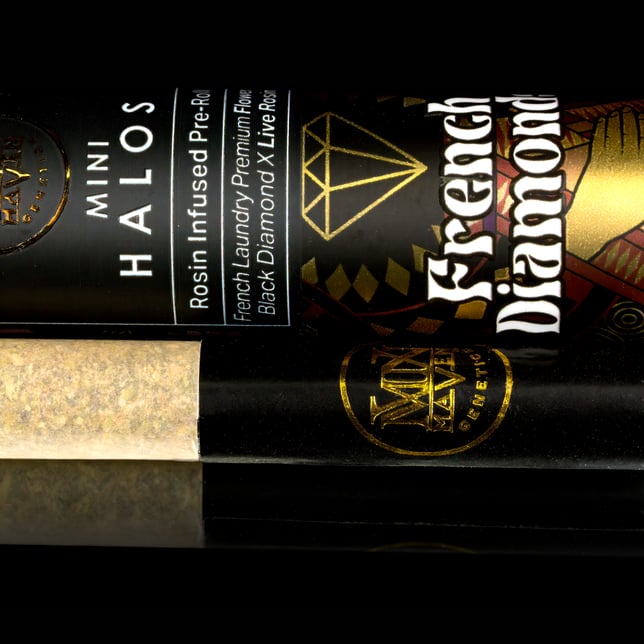 French Diamonds Mini Halos Infused Pre-Roll Single [.6g] - Image 7
