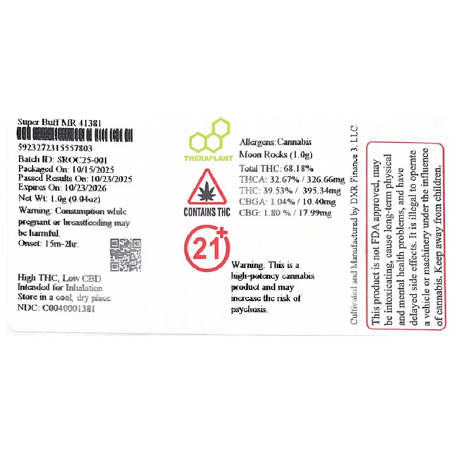 Theraplant  Super Buff (S) Moon Rocks  C0040001381 - Image 3