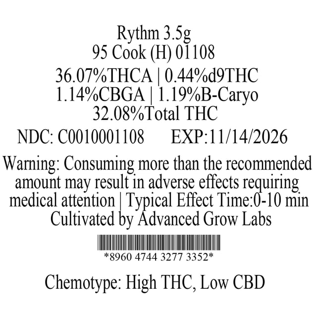 Rythm - 95 Cook (H) Flower C0010001108 - Image 3 Rythm - 95 Cook (H) Flower C0010001108 - Image 3