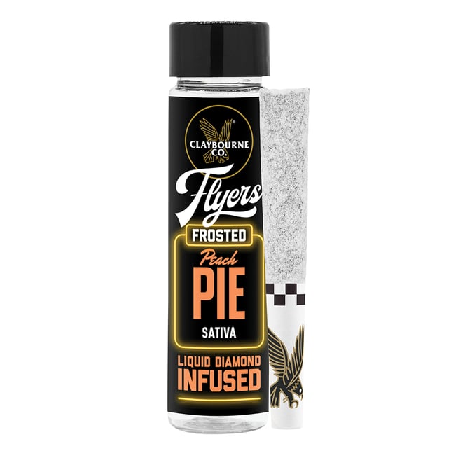 Peach Pie (1g) - Diamond Frosted Flyers Pre-Rolls - Image 1 Peach Pie (1g) - Diamond Frosted Flyers Pre-Rolls - Image 1