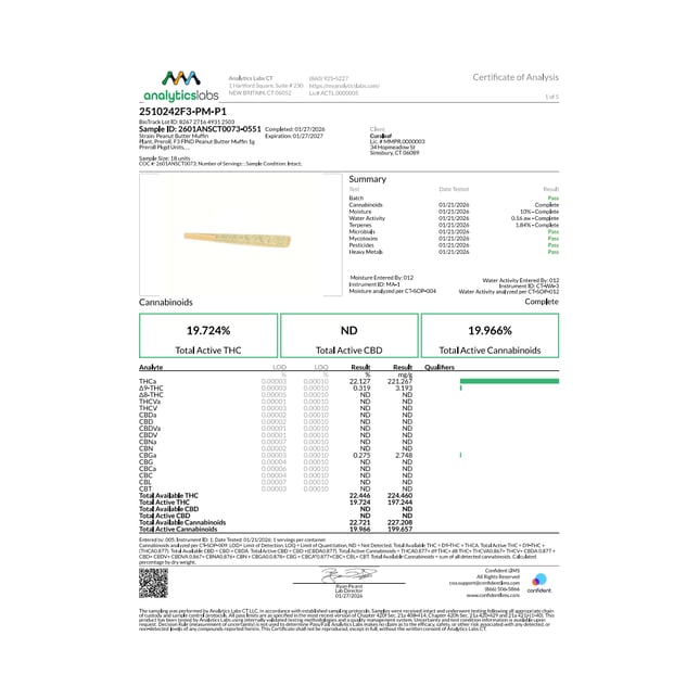 Find - PB Bites (S) 1g Pre-Roll 1pk (1g) C0030001439 - Image 3
