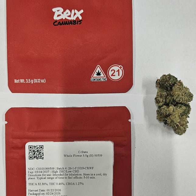 BRIX Cannabis - C-Stata (H) Flower C0101000509 - Image 3 BRIX Cannabis - C-Stata (H) Flower C0101000509 - Image 3