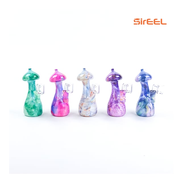 6" MirageStone Mushroom Rig w/ Banger - Image 1 6" MirageStone Mushroom Rig w/ Banger - Image 1