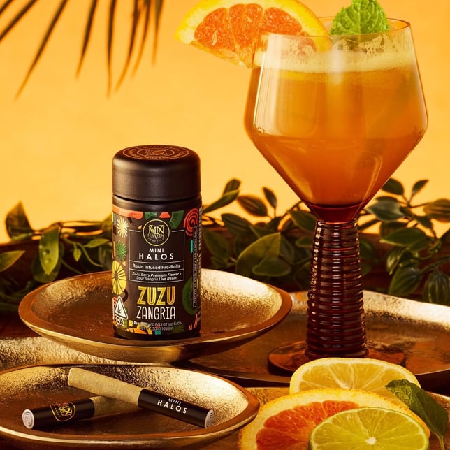 ZuZu Zangria Mini Halos Pre-Rolls 5-Pack [3g] - Image 3