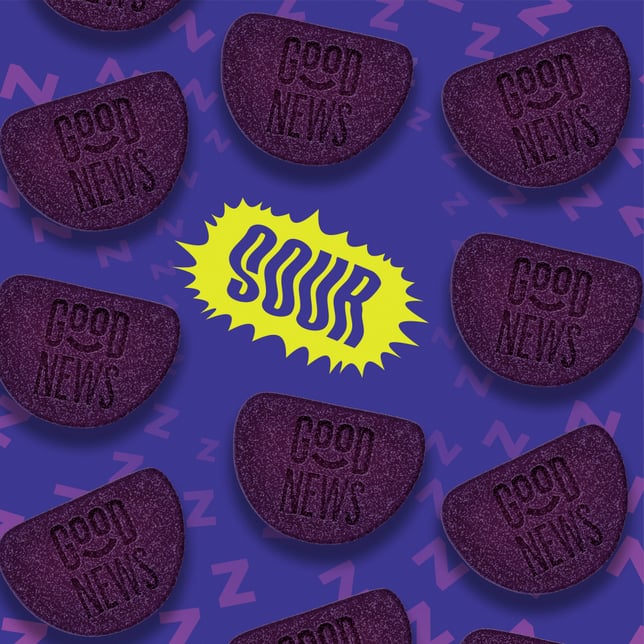 FAST ASLEEP Sour Blueberry [10pk] (100mg THC/50mg CBN) - Image 2