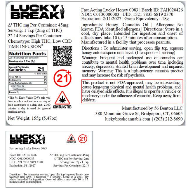 Lucky Break - Fast Acting Honey (H) (5.47oz) C0130000083 - Image 2