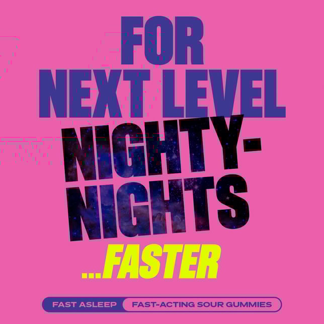 FAST ASLEEP Sour Blueberry [10pk] (100mg THC/50mg CBN) - Image 3