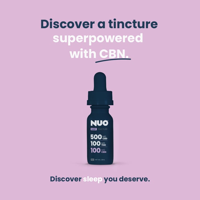NUO | Tincture | Sleep 5:1:1 (500 mg CBD : 100 mg THC : 100 mg CBN)| 20 mL - Image 2