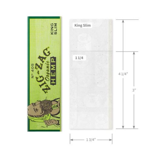 Organic Hemp Rolling Papers - King Slim (108mm) - Image 4 Organic Hemp Rolling Papers - King Slim (108mm) - Image 4