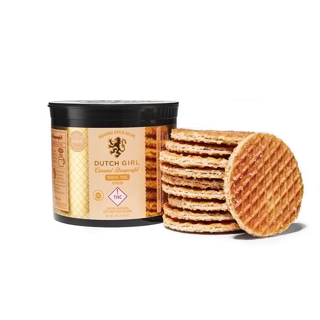 Caramel Stroopwafels [10pk] (100mg) - Image 2