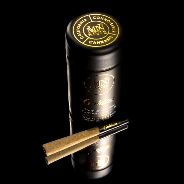 French Butter Goldies Infused Pre-Rolls 5-Pack [3g] - Image 2