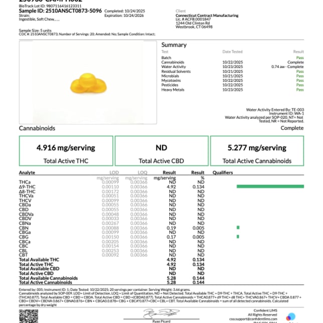 Camino - Pineapple Habanero (S) Gummies (4.92mg 20pk) C0060000327 - Image 3