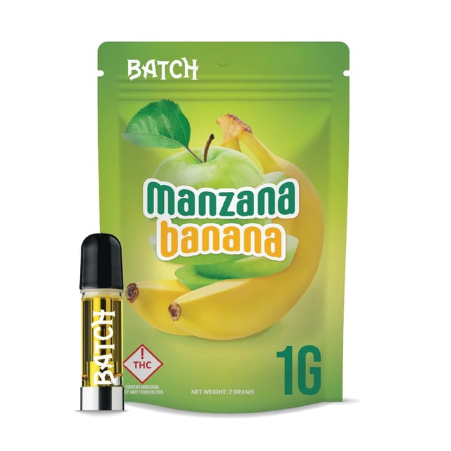 Batch | Cartridges | Flavors Manzana Banana | 1 g - Image 1 Batch | Cartridges | Flavors Manzana Banana | 1 g - Image 1