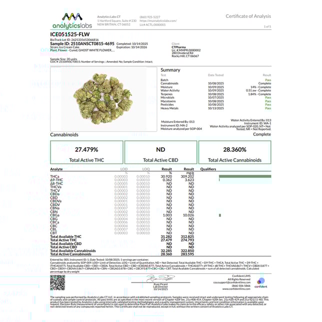 CTPharma - Ghost White (I) Flower  C0020026437 - Image 3