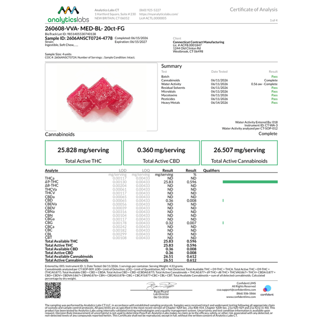 Viva - Berry Loco (S) Gummies (25.83mg 20pk) C0060000557 - Image 3