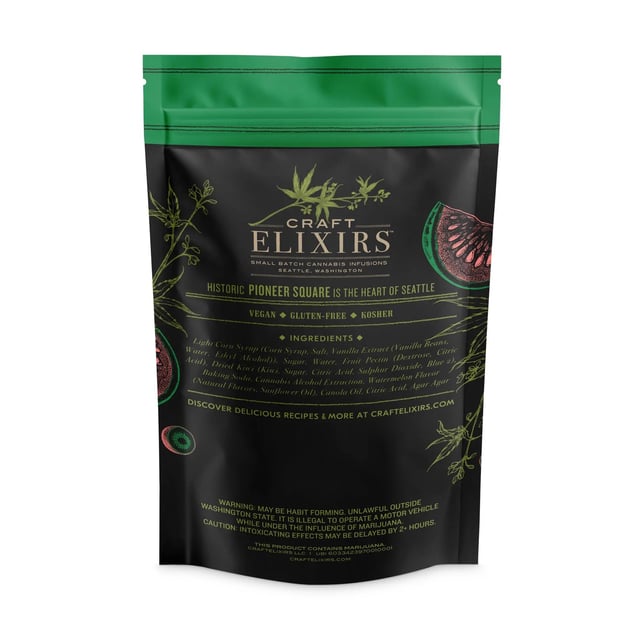 Gummies Watermelon Kiwi [10pk] (100mg THC) - Image 2