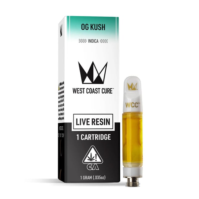 OG Kush Live Resin Cartridge - 1g - Image 1