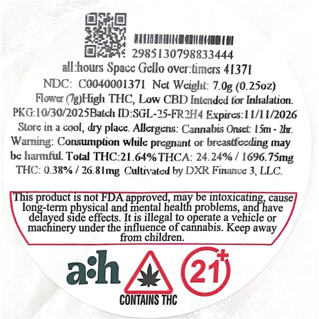 all:hours - Space Gello (H) over:timers Flower  C0040001371 *NP - Image 3