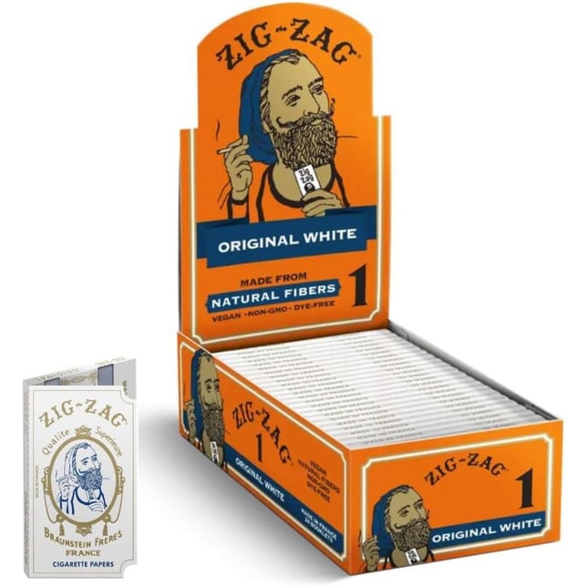 Original White Rolling Papers - Single Wide (70mm) - Image 7 Original White Rolling Papers - Single Wide (70mm) - Image 7